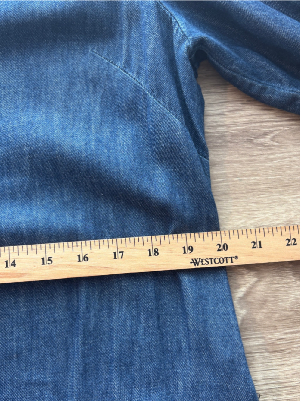 Boden Ellen Tiered Shirt Dress in Classic Mid-Vintage Denim Wash Southwestern - Picture 8 of 11